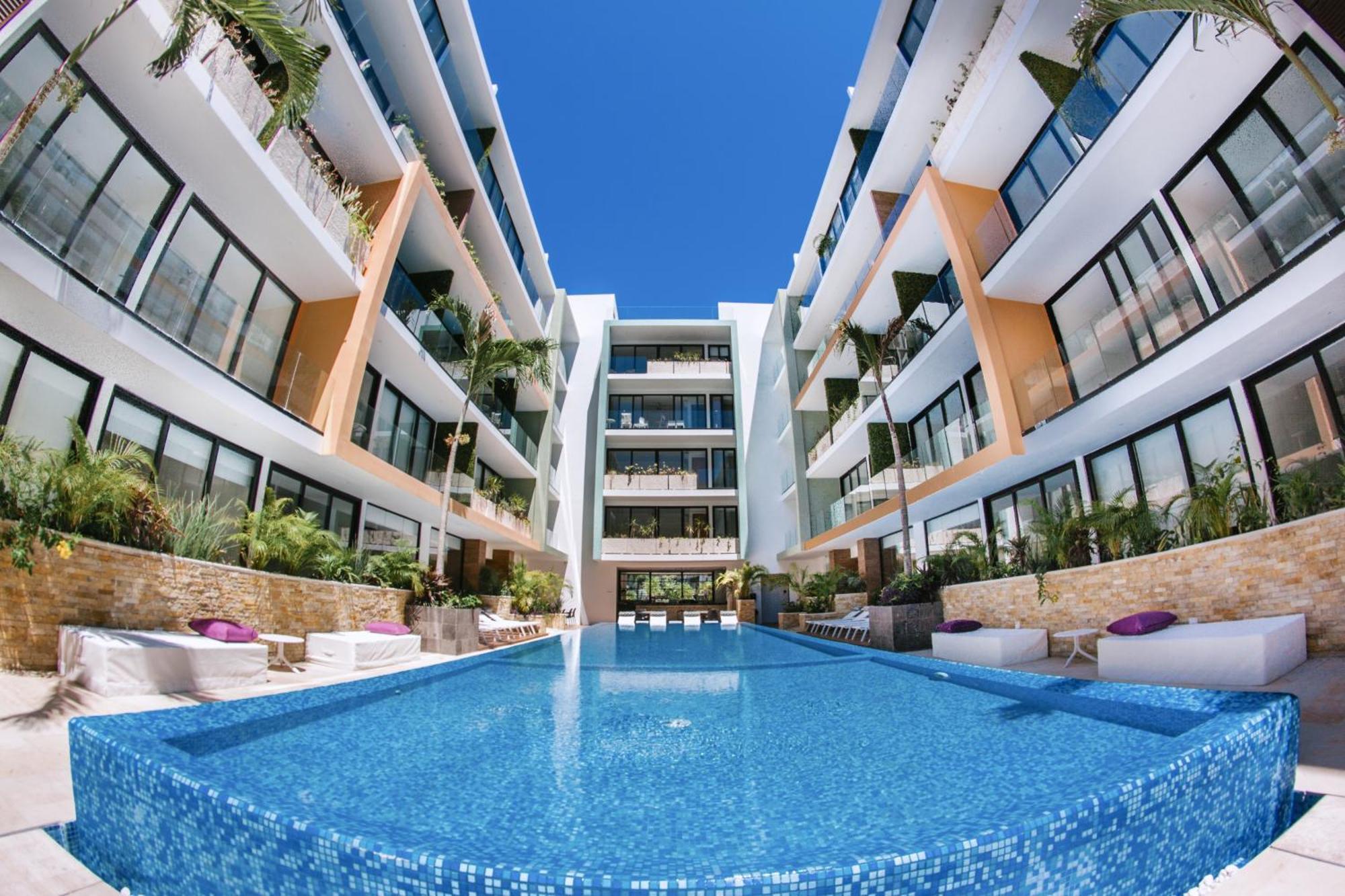 The City Condos By Menesse Playa del Carmen Bagian luar foto